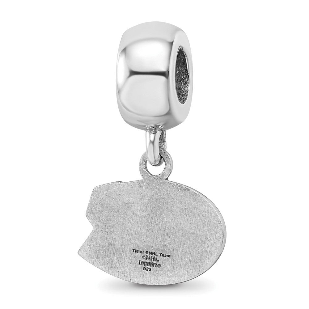 Sterling Silver Rhod-Pltd Nhl Logoart Montreal Canadiens Xs Dangle Bead