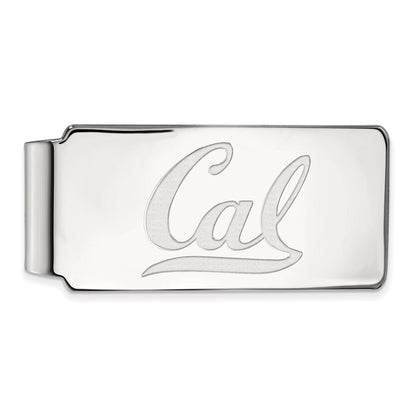 Sterling Silver Rhod-Pltd Logoart U. of California Berkeley Money Clip
