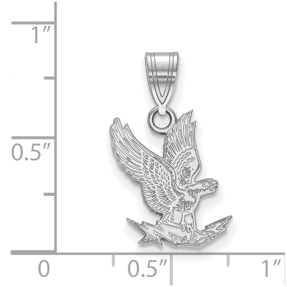 14K White Gold Logoart United States Air Force Academy Falcon Medium Pendant