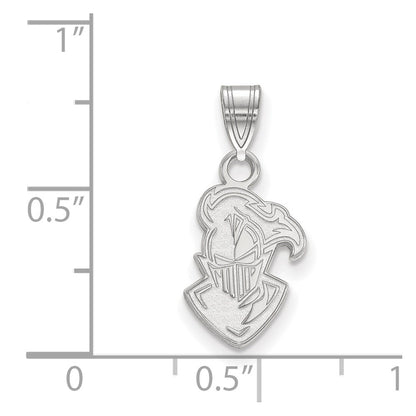 10K White Gold Logoart Furman University Paladin Small Pendant