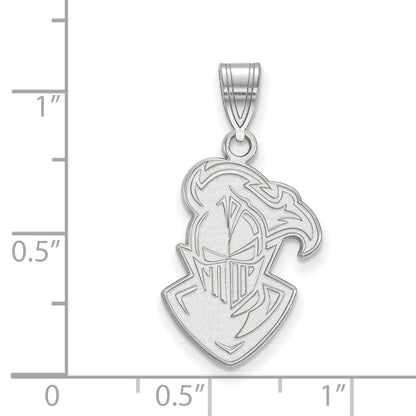 14K White Gold Logoart Furman University Paladin Large Pendant