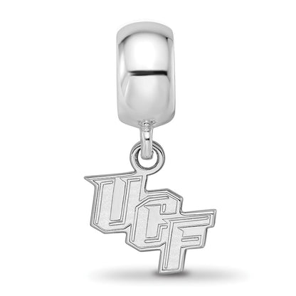 Sterling Silver Rhod-Pltd Logoart U. of Central Florida Xs Dangle Bead