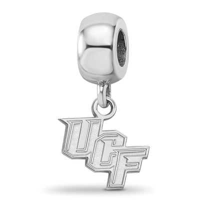 Sterling Silver Rhod-Pltd Logoart U. of Central Florida Xs Dangle Bead
