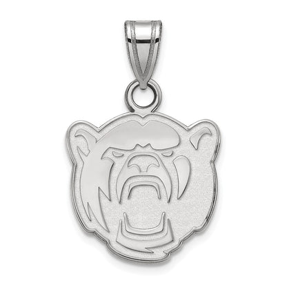 10K White Gold Logoart Baylor University Small Pendant