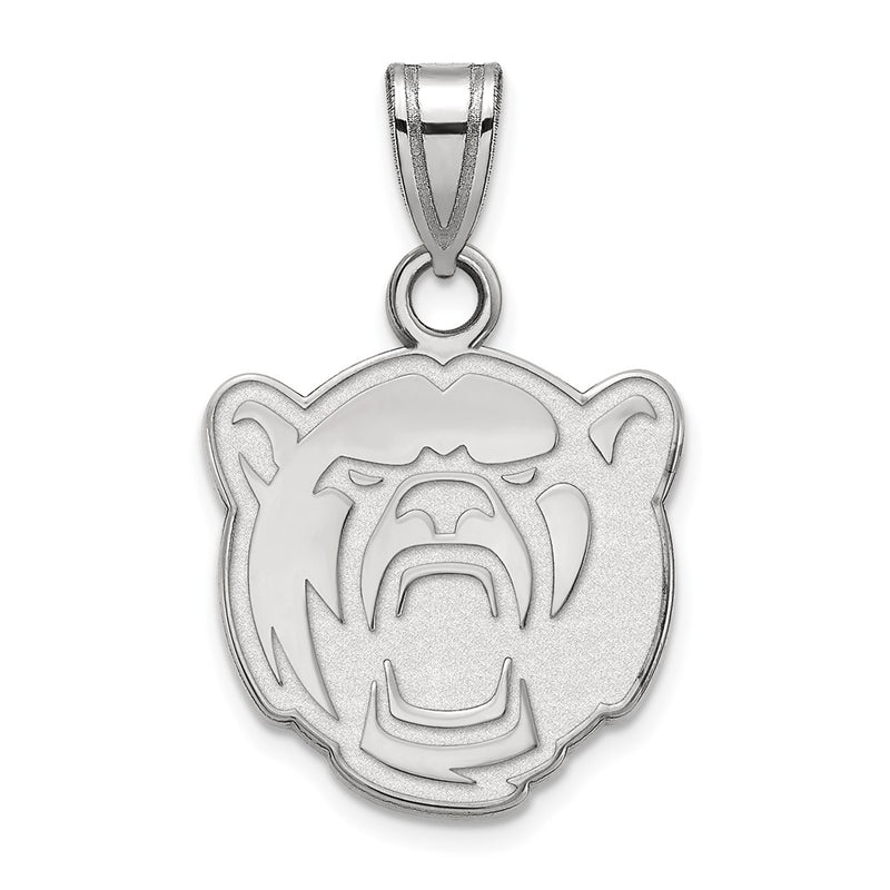 10K White Gold Logoart Baylor University Small Pendant