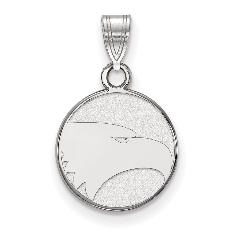 14K White Gold Logoart Georgia Southern University Eagle Small Pendant