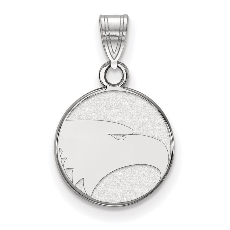 10K White Gold Logoart Georgia Southern University Eagle Small Pendant