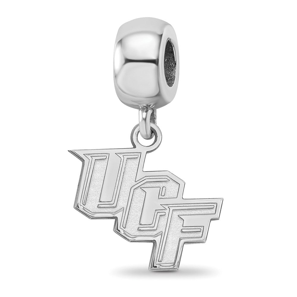 Sterling Silver Rhod-Pltd Logoart U. of Central Florida Small Dangle Bead