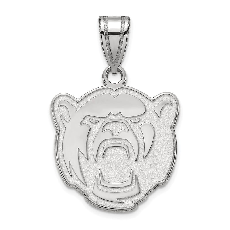 10K White Gold Logoart Baylor University Medium Pendant