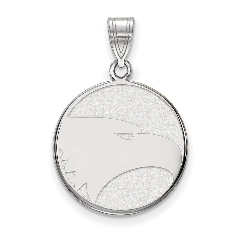 Sterling Silver Rhodium Plated Logoart Georgia Southern University Eagle Large Pendant