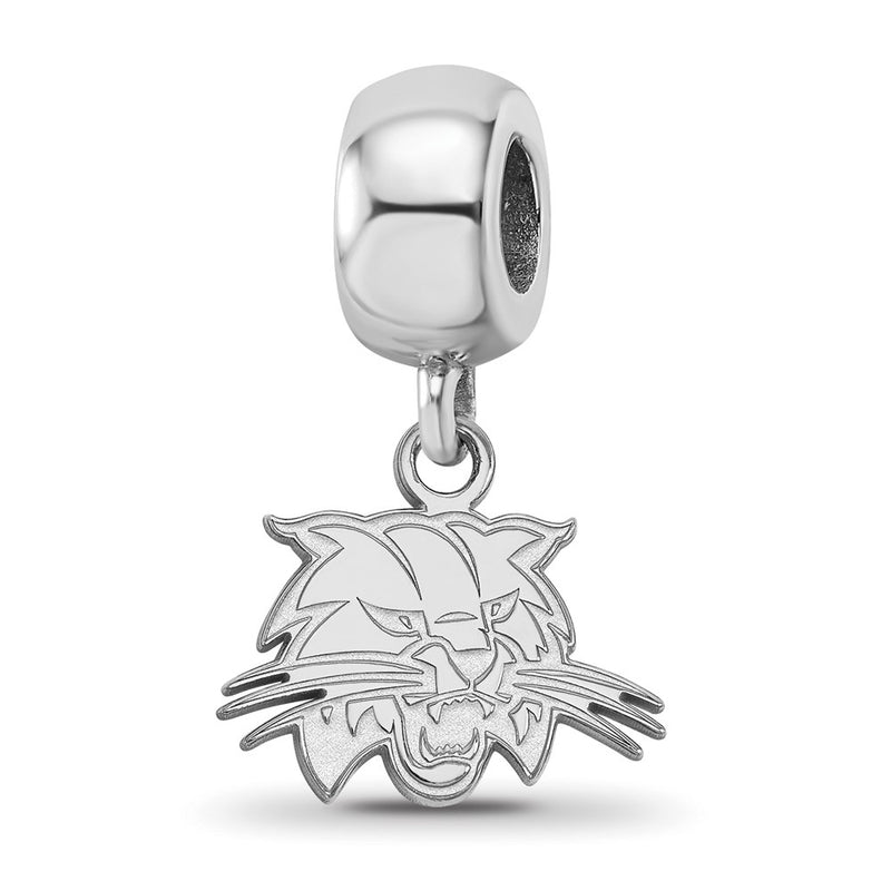 Sterling Silver Rhod-Pltd Logoart Ohio University Xs Dangle Bead