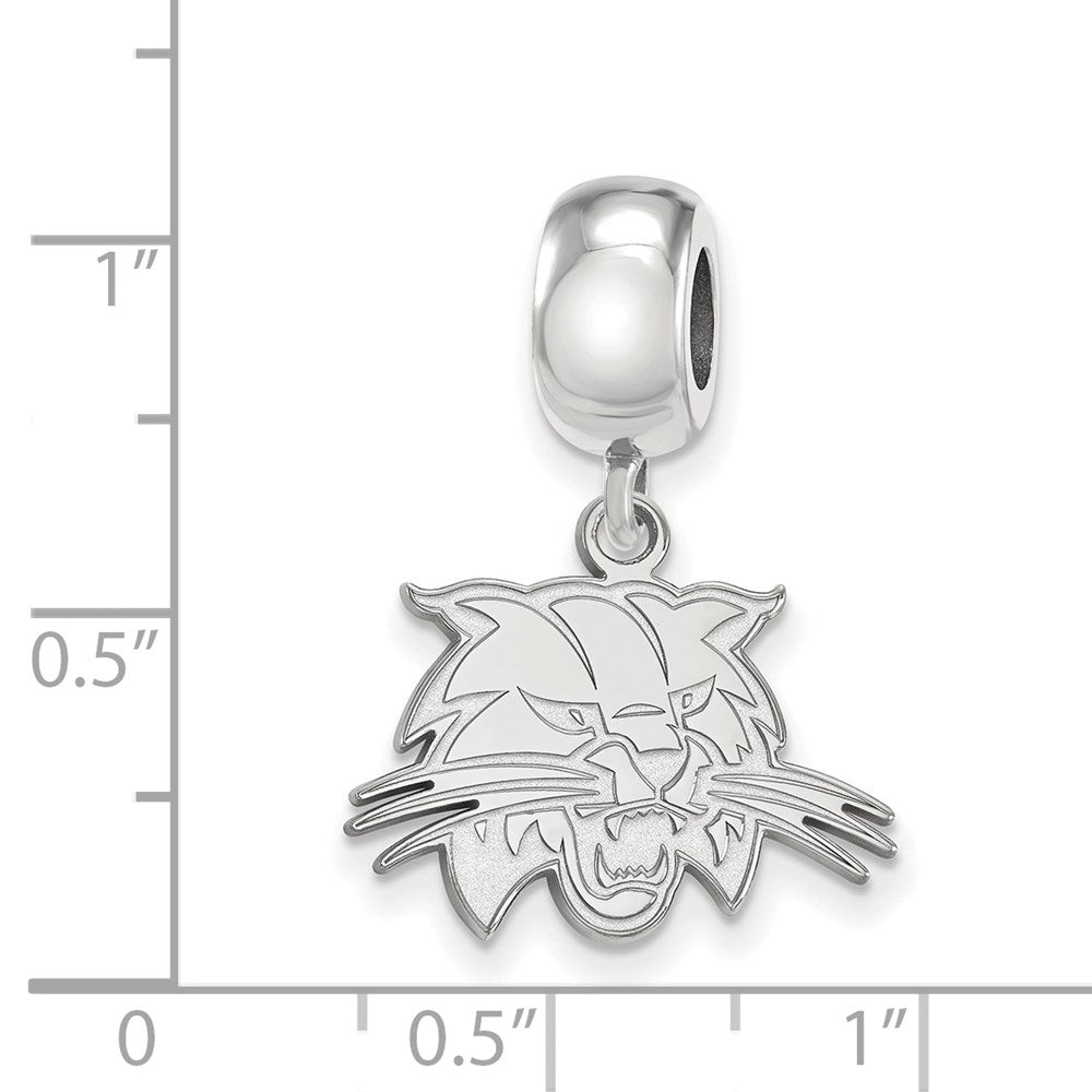 Sterling Silver Rhod-Pltd Logoart Ohio University Small Dangle Bead