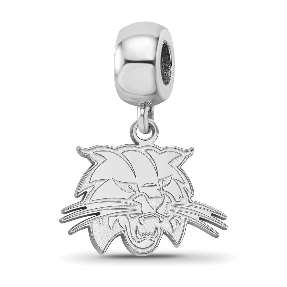 Sterling Silver Rhod-Pltd Logoart Ohio University Small Dangle Bead