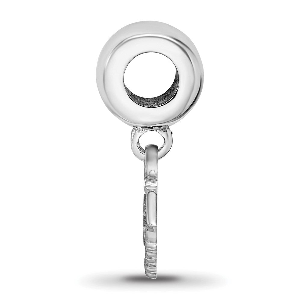 Sterling Silver Rhodium Plated Logoart the Citadel Xs Dangle Bead Charm
