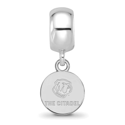 Sterling Silver Rhodium Plated Logoart the Citadel Xs Dangle Bead Charm