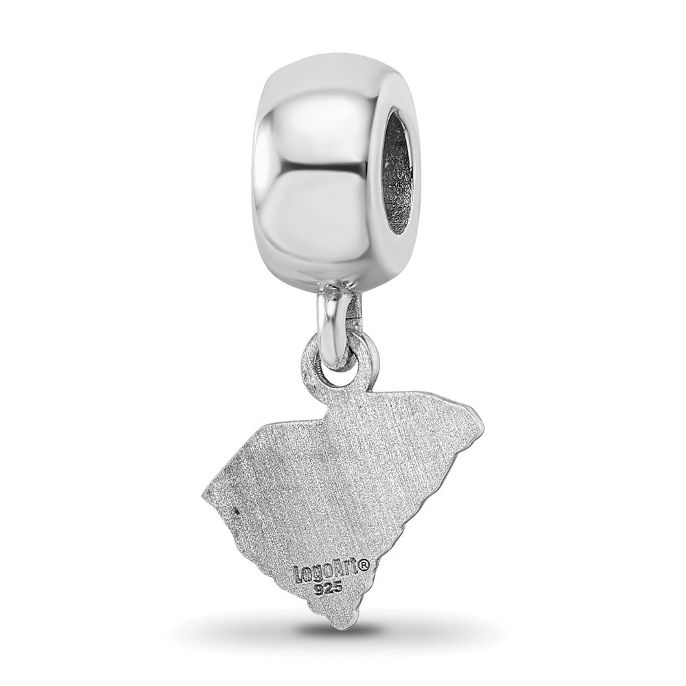Sterling Silver Rhodium Plated Logoart the Citadel Xs Dangle Bead Charm