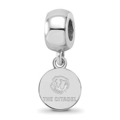 Sterling Silver Rhodium Plated Logoart the Citadel Xs Dangle Bead Charm
