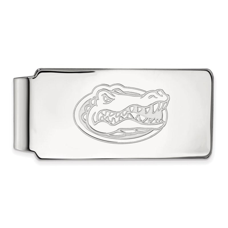 Sterling Silver Rhod-Pltd Logoart University of Florida Gator Money Clip