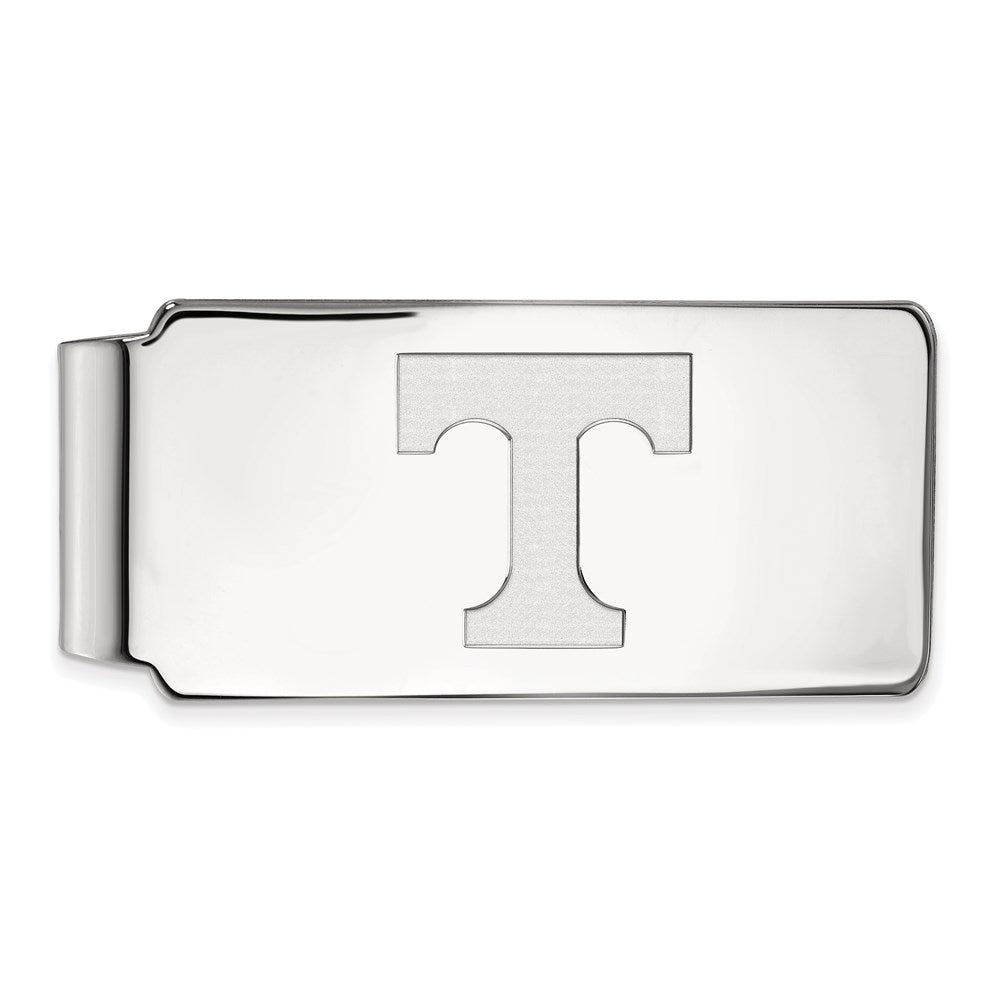 Sterling Silver Rhod-Pltd Logoart University of Tennessee Money Clip