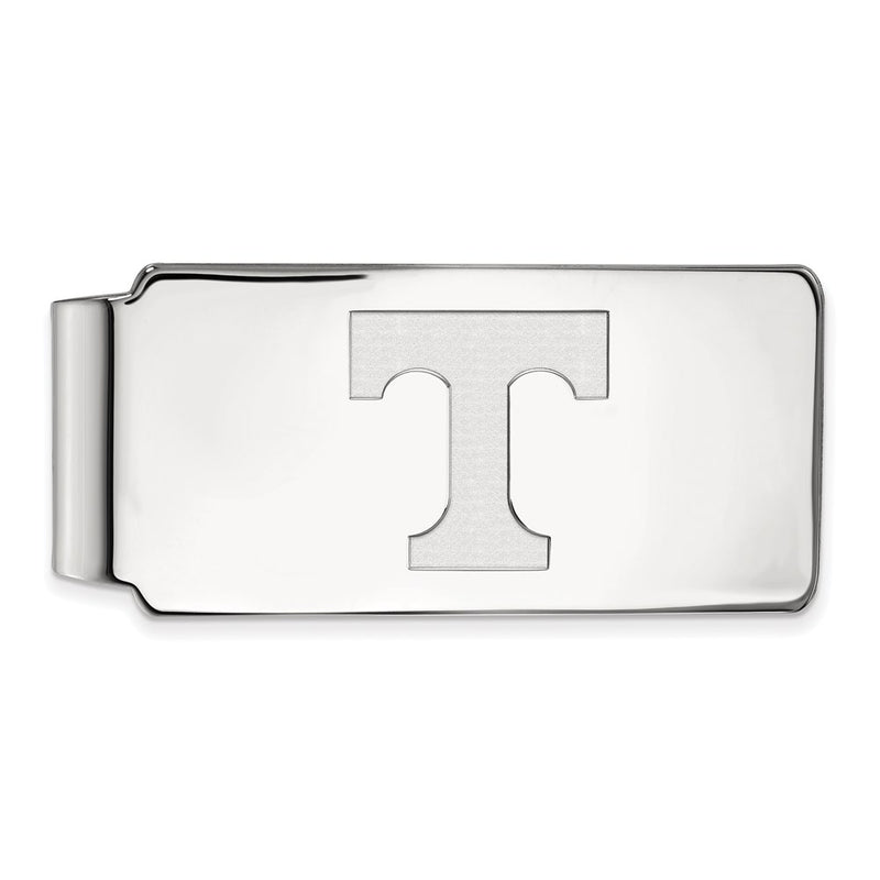 Sterling Silver Rhod-Pltd Logoart University of Tennessee Money Clip