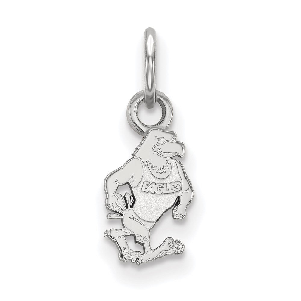 Sterling Silver Rhodium Plated Logoart Georgia Southern University Eagle Extra Small Pendant