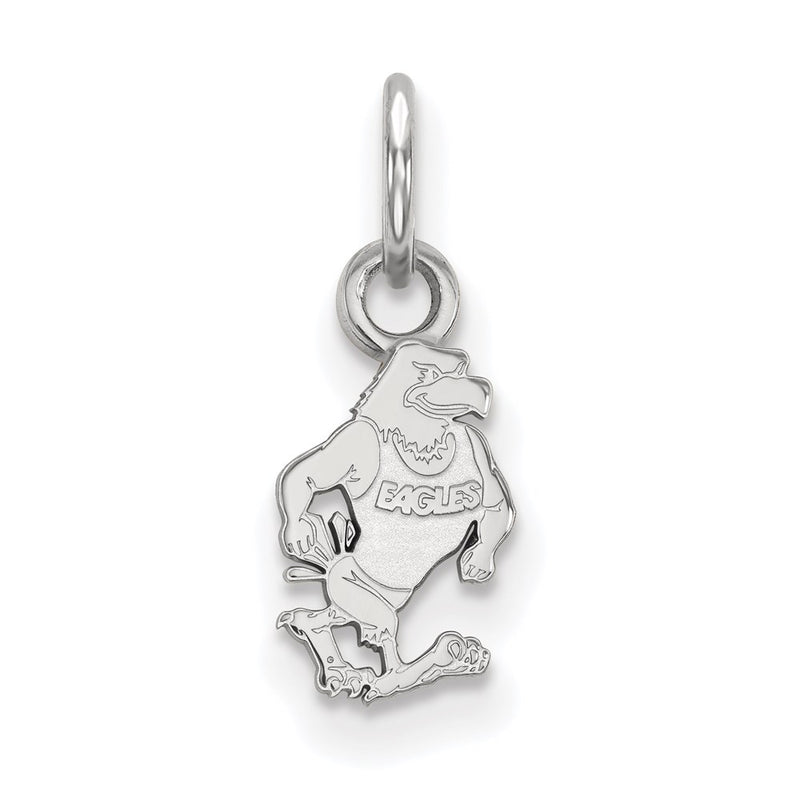 Sterling Silver Rhodium Plated Logoart Georgia Southern University Eagle Extra Small Pendant
