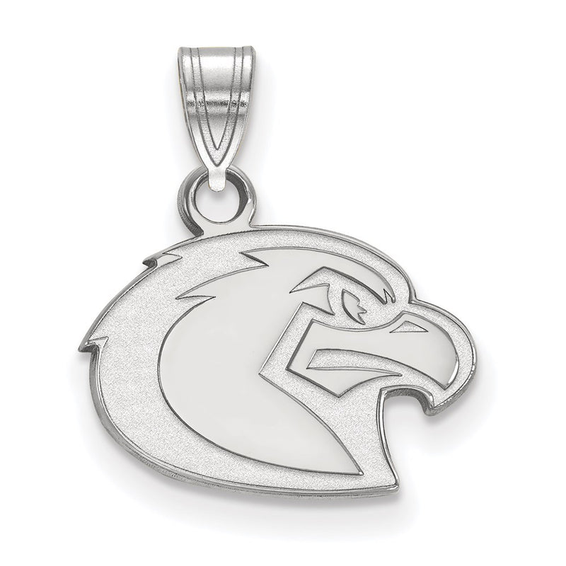 10K White Gold Logoart Marquette University Eagle Small Pendant