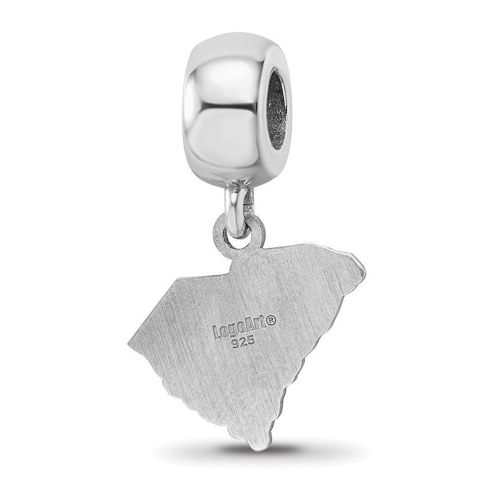 Sterling Silver Rhodium Plated Logoart the Citadel Small Dangle Bead