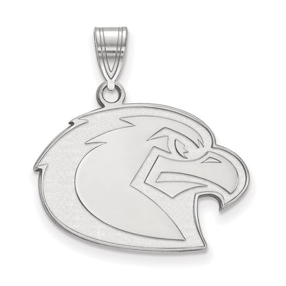 10K White Gold Logoart Marquette University Eagle Large Pendant