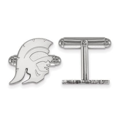 Sterling Silver Rhod-Pltd University of Southern California Cuff Links