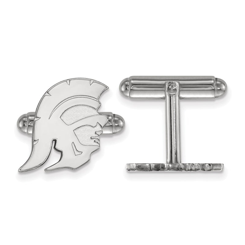 Sterling Silver Rhod-Pltd University of Southern California Cuff Links