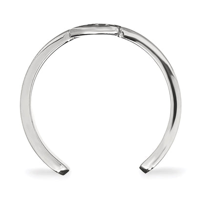 Sterling Silver Rhodium Plated Logoart Florida State University F S Toe Ring
