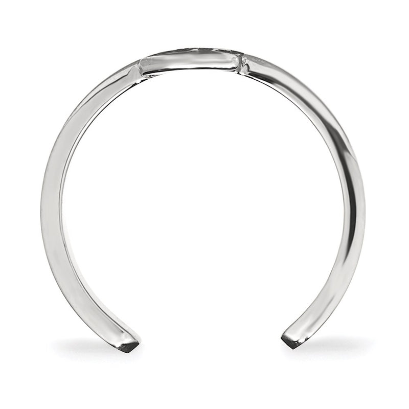 Sterling Silver Rhodium Plated Logoart Florida State University F S Toe Ring