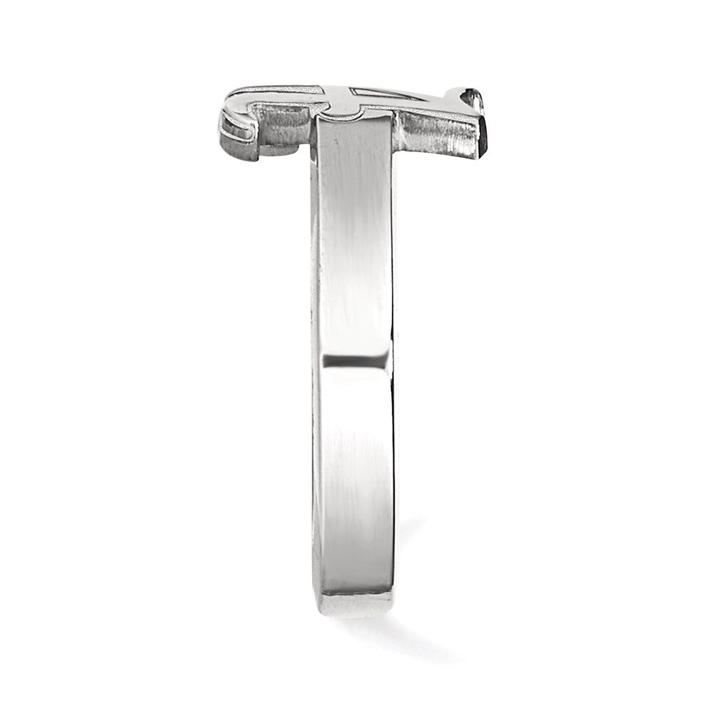 Sterling Silver Rhodium Plated Logoart University Of Alabama Toe Ring
