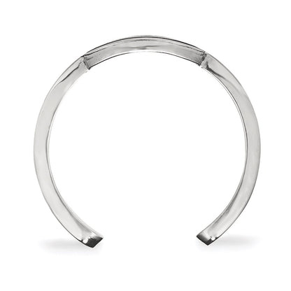 Sterling Silver Rhodium Plated Logoart University Of Georgia Letter G Toe Ring