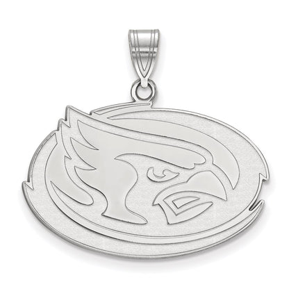 10K White Gold Logoart Iowa State University Cardinal Large Pendant