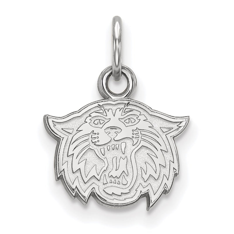 Sterling Silver Rhodium Plated Logoart Villanova University Wildcat Extra Small Pendant