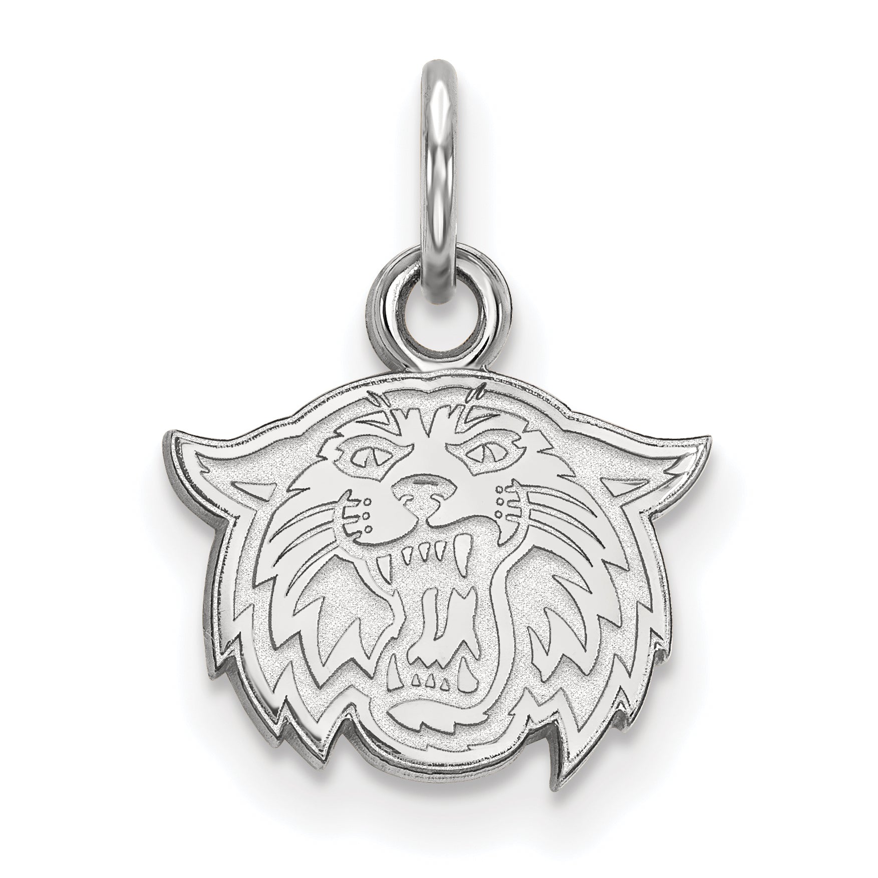 10K White Gold Logoart Villanova University Wildcat Extra Small Pendant