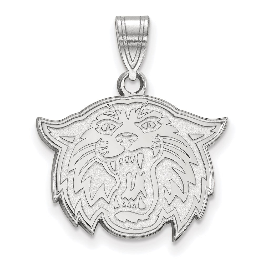 14K White Gold Logoart Villanova University Wildcat Medium Pendant