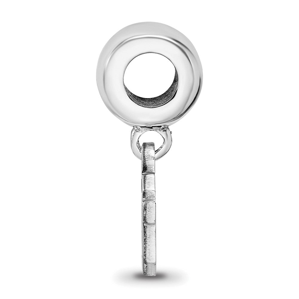 Sterling Silver Rhod-Pltd Logoart U. of Colorado Xs Dangle Bead