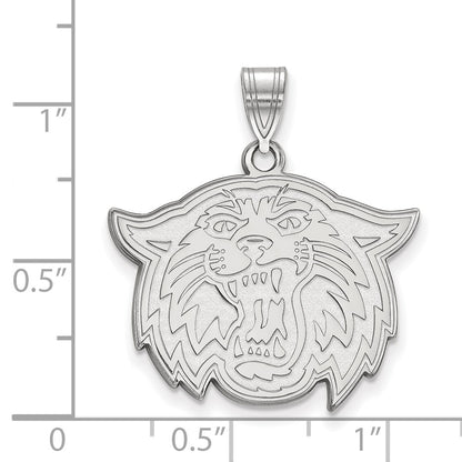 14K White Gold Logoart Villanova University Wildcat Large Pendant