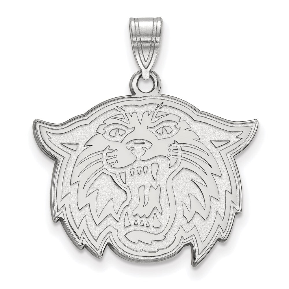 14K White Gold Logoart Villanova University Wildcat Large Pendant