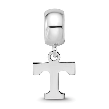 Sterling Silver Rhod-Pltd Logoart Univ. of Tennessee Xs Dangle Bead