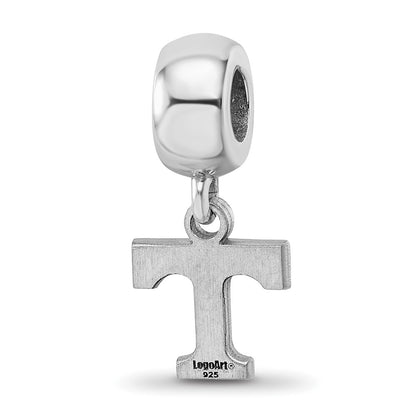 Sterling Silver Rhod-Pltd Logoart Univ. of Tennessee Xs Dangle Bead
