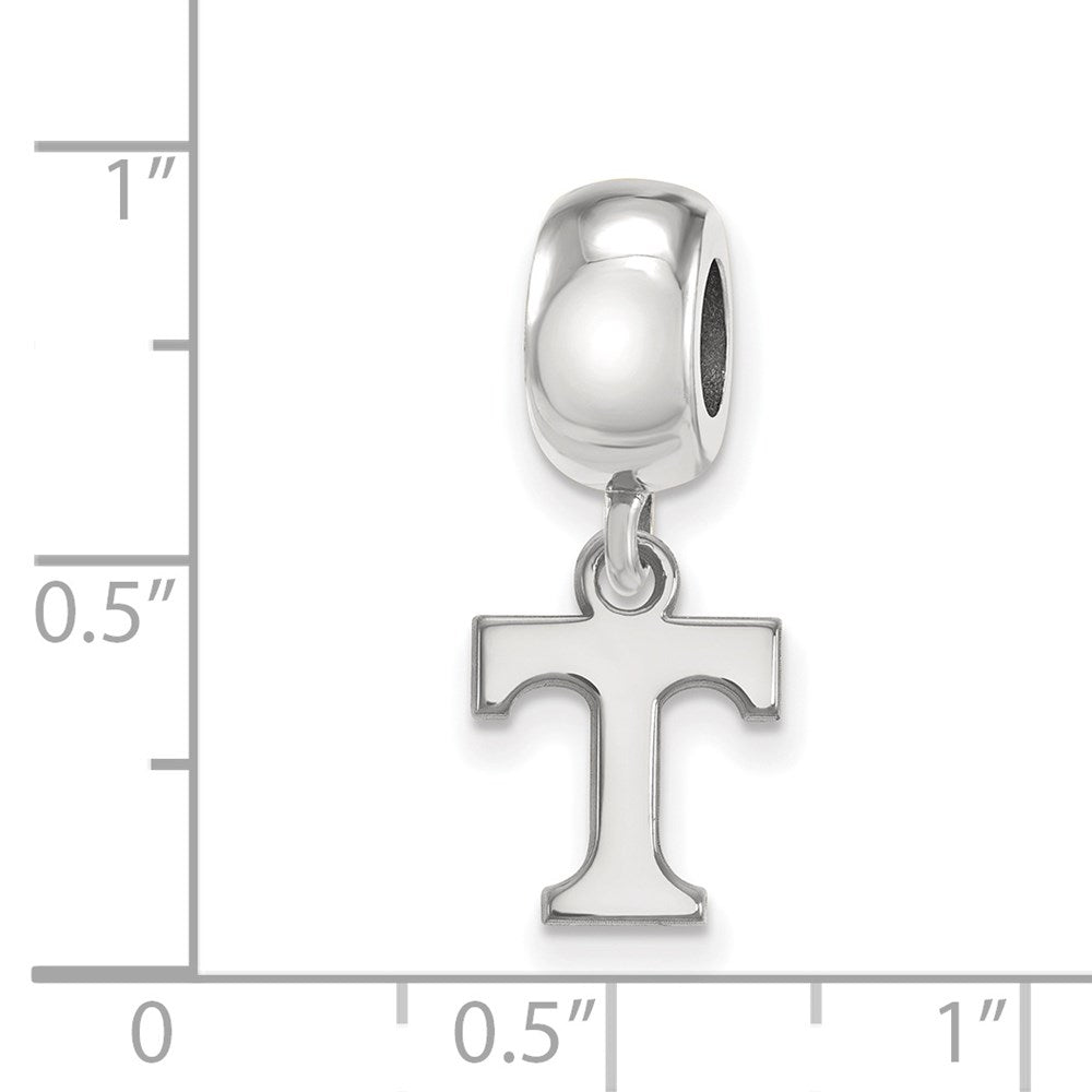 Sterling Silver Rhod-Pltd Logoart Univ. of Tennessee Xs Dangle Bead