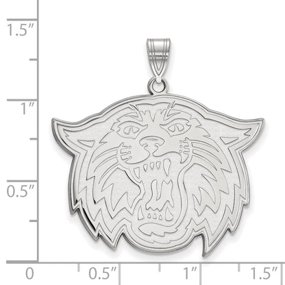 10K White Gold Logoart Villanova University Wildcat Extra Large Pendant