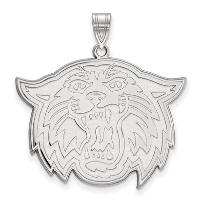 14K White Gold Logoart Villanova University Wildcat Extra Large Pendant