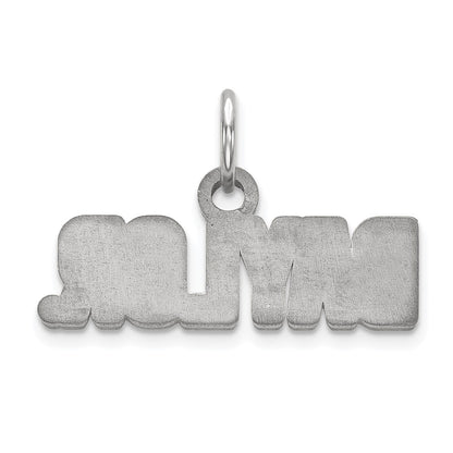 10K White Gold Logoart Baylor University Extra Small Pendant