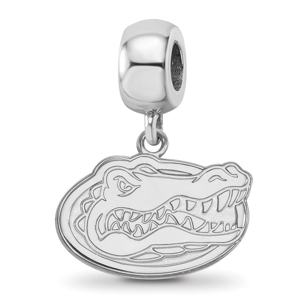 Sterling Silver Rhod-Pltd Logoart U. of Florida Gator Small Dangle Bead