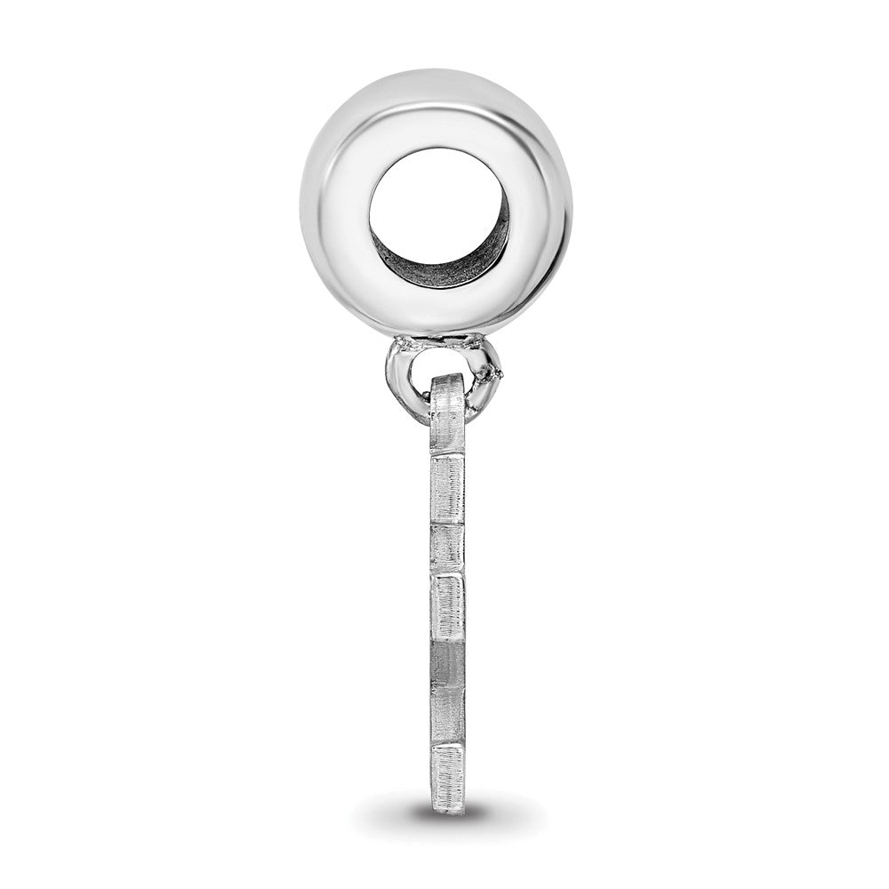 Sterling Silver Rhod-Pltd Logoart U. of Kentucky Small Dangle Bead